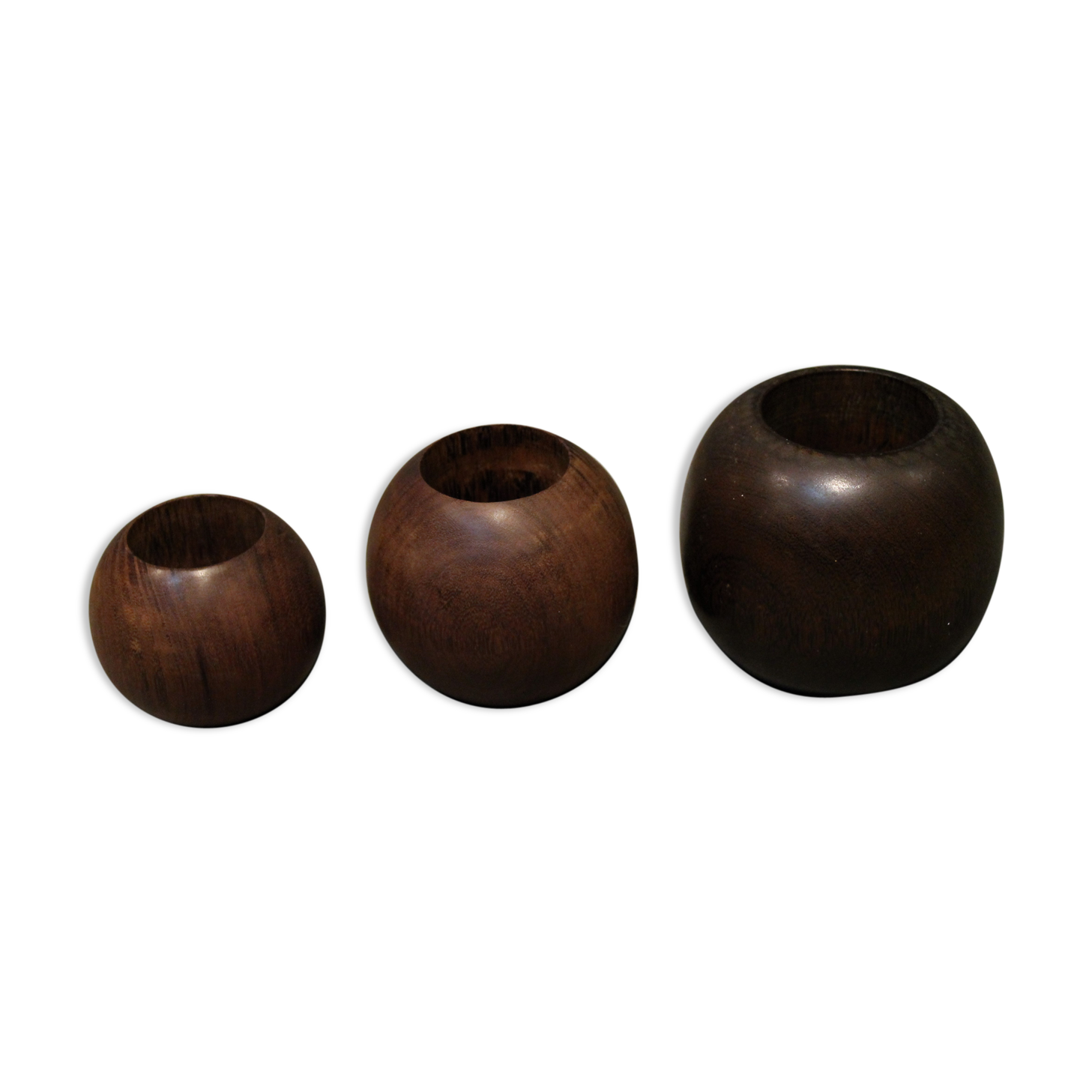 Rosewood pencil pots 1960