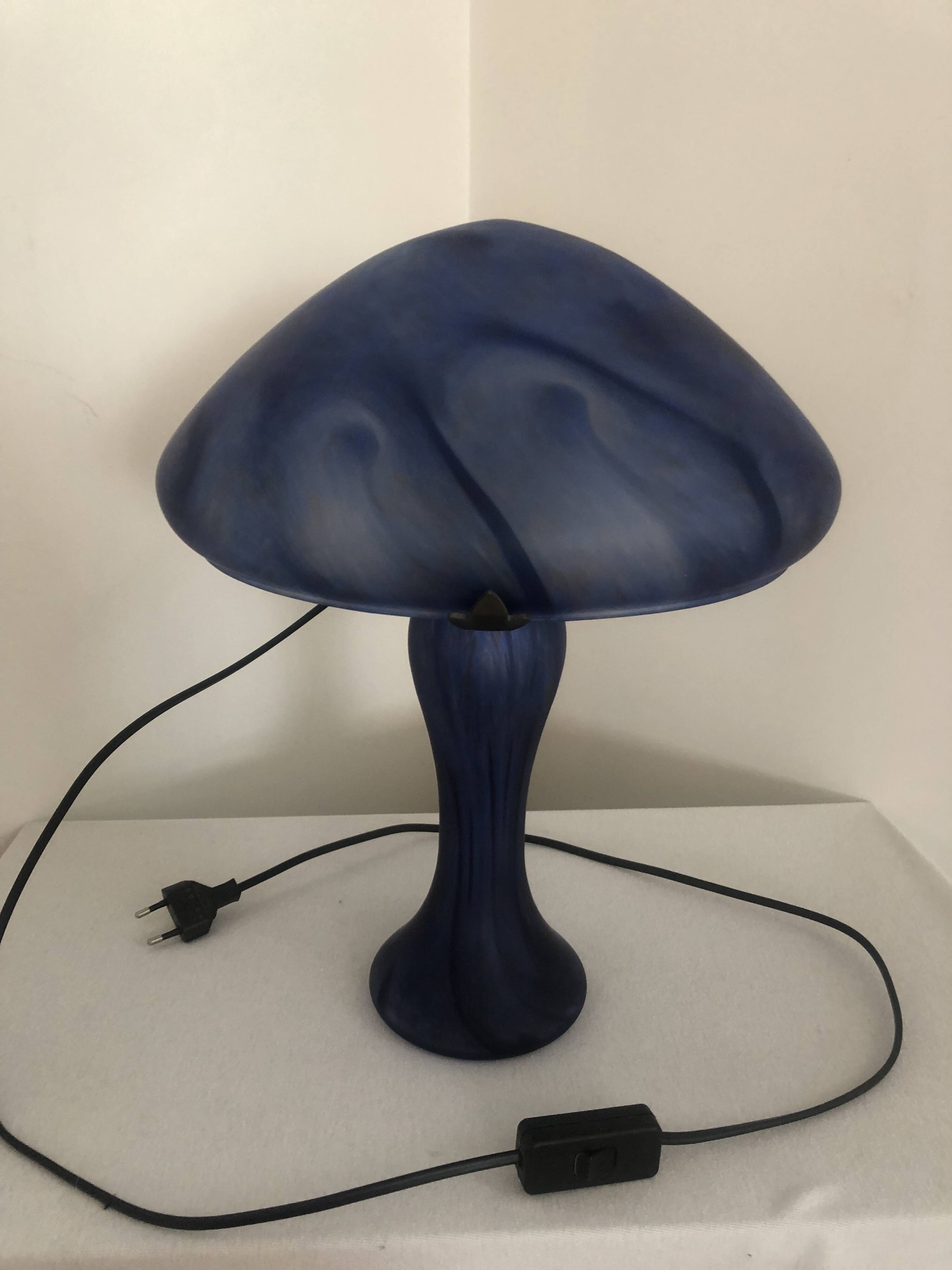 Lampe champignon Verrerie de Vianne