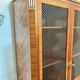Directoire style display cabinet with two doors
