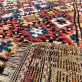 Old kurdish carpet, multicolored, circa 1880