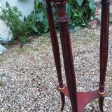 Antique Louis XVI style side table with marble top