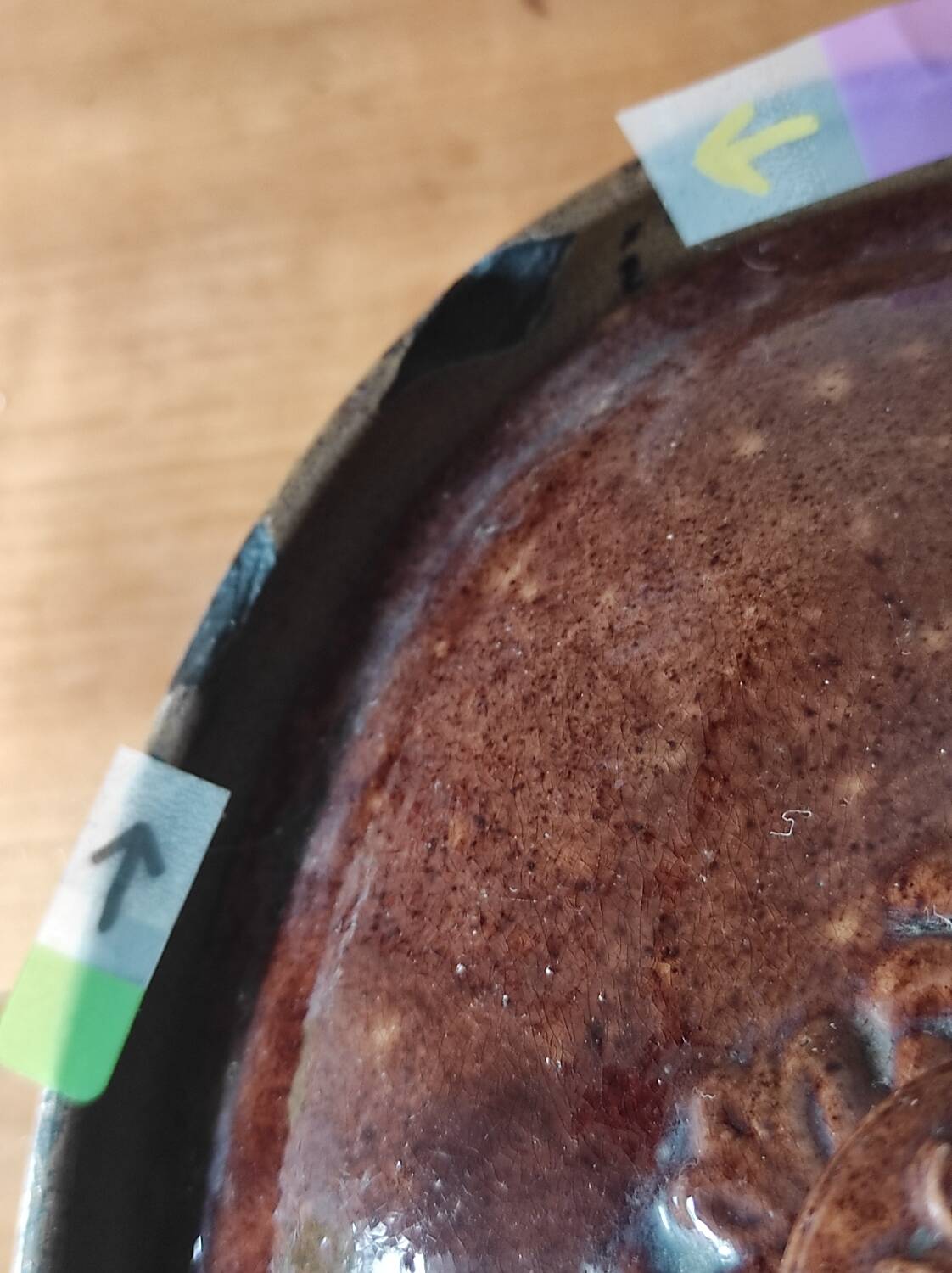 Old terrine in glazed earthenware MIELLE