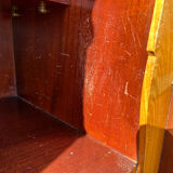 Curved rosewood secretary