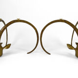 Coffee table with mouflons by Alain Chervet, circa 1970