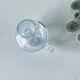 Blown crystal candle holder