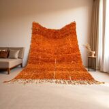 Orange tapis artisanal 200cmx300cm