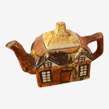 English decorative teapot "thatched cottage" price kensington