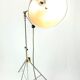 Floor lamp, old projector, flash photos