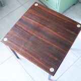 Small Scandinavian side table in rosewood by Georg Petersen