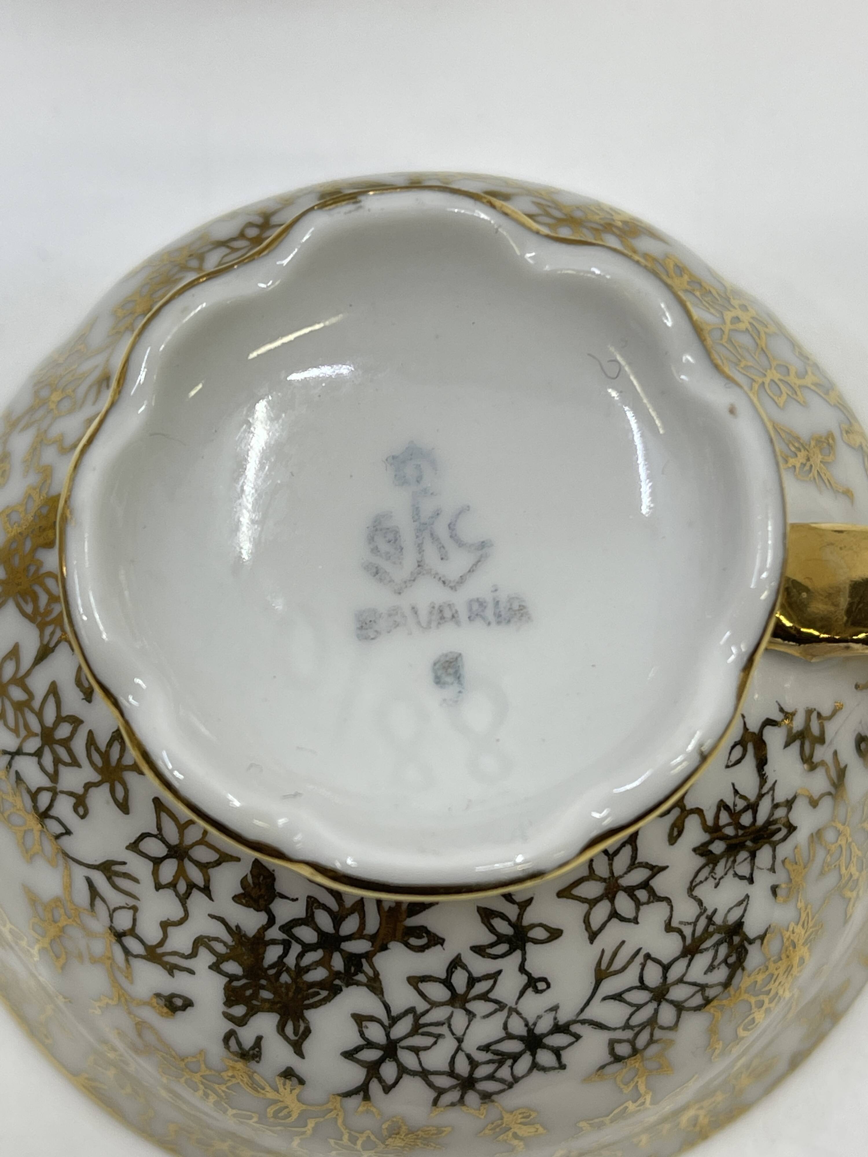 Service à café en porcelaine de Bavière Gareis, Kühnl & Co