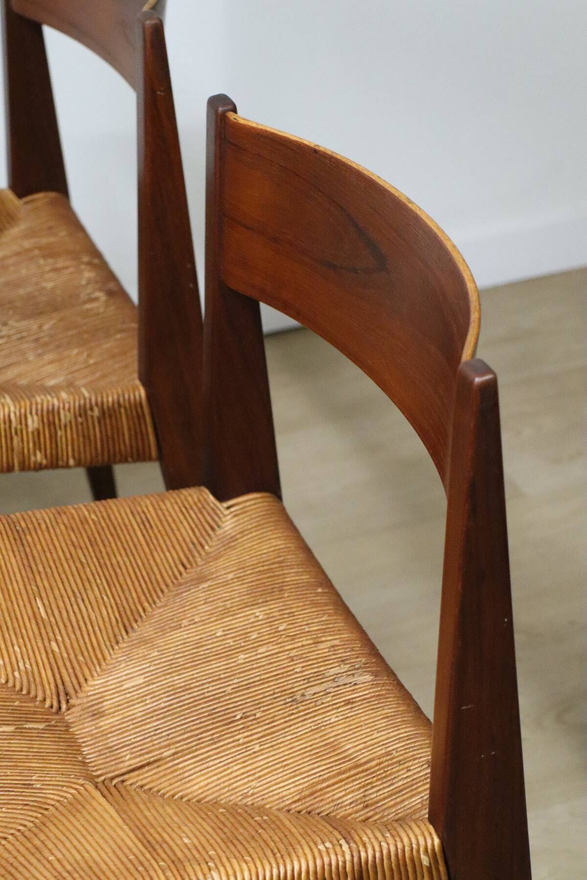 Set of 4 Scandinavian chairs, "Pia" model, by Poul Cadovius, 1960