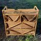 Vintage rattan chest of drawers
