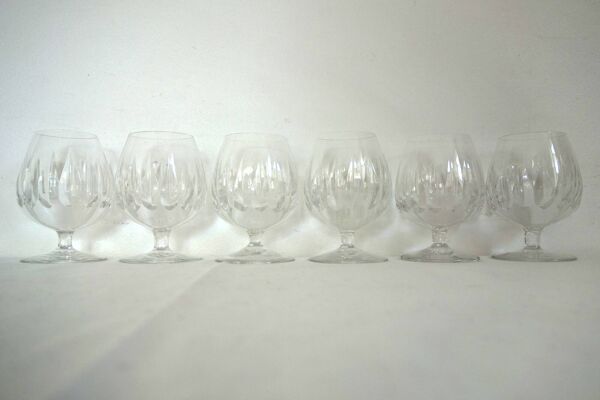 Lot de 6 verres à Cognac vintage Villeroy & Boch estampillés