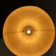Space age orange 70s pendant light