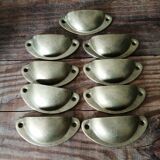 Shell Handles x9 - Gold