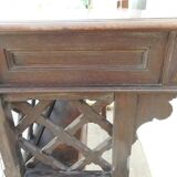 Antique console serving table