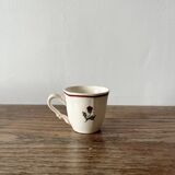 Set of 2 Sarreguemines mugs (France Agreste)