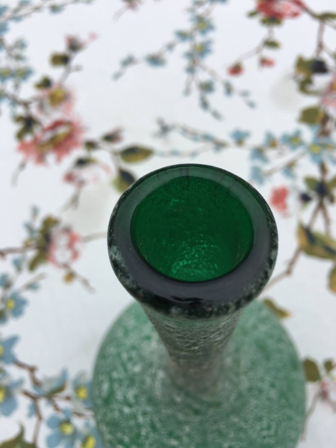 Glass soliflore vase