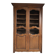 Louis XV style wooden mesh library cupboard in solid wood