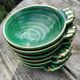Salad bowl and 6 ceramic cups from Saint Clement