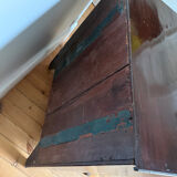 George III Commode in Flamed Mahogany - Hepplewhite Style, circa 1800