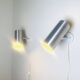 Cylindrical C-1582 Metallic Wall Lamps By Raak Amsterdam, The Netherlands 1960S