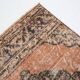 Tapis de couloir vintage Brunt rouge et marron 3x12, 88x382 cm