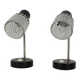 1960s Pair of Table Lamps by Kamenický Šenov, Czechoslovakia