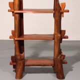 A playful mid-century French wooden bookcase 1960