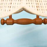 Swedish suspended lamp in bohemian strap.