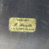 Large silver-plated platter by Ricci Alessandria, 1960s.