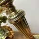 Antique brass candle holder