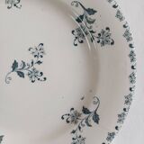 Assiette montée terre de fer Salins, Chantilly