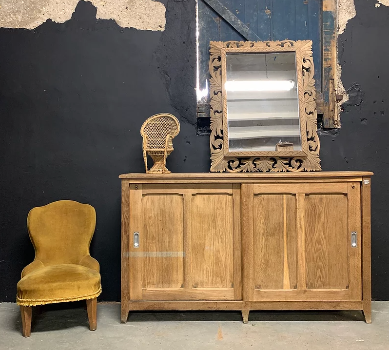 Meuble de métier administratif en chene