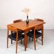 Dining table Svend Aaage Madsen in vintage teak, mid-century Danish from the 1960s.