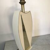 Lace-up and brass lamp