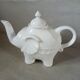 Elephant porcelain teapot