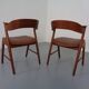 Teak dining chairs in teak by Korup Stolefabrik, Denmark, 1960s, set of 2.