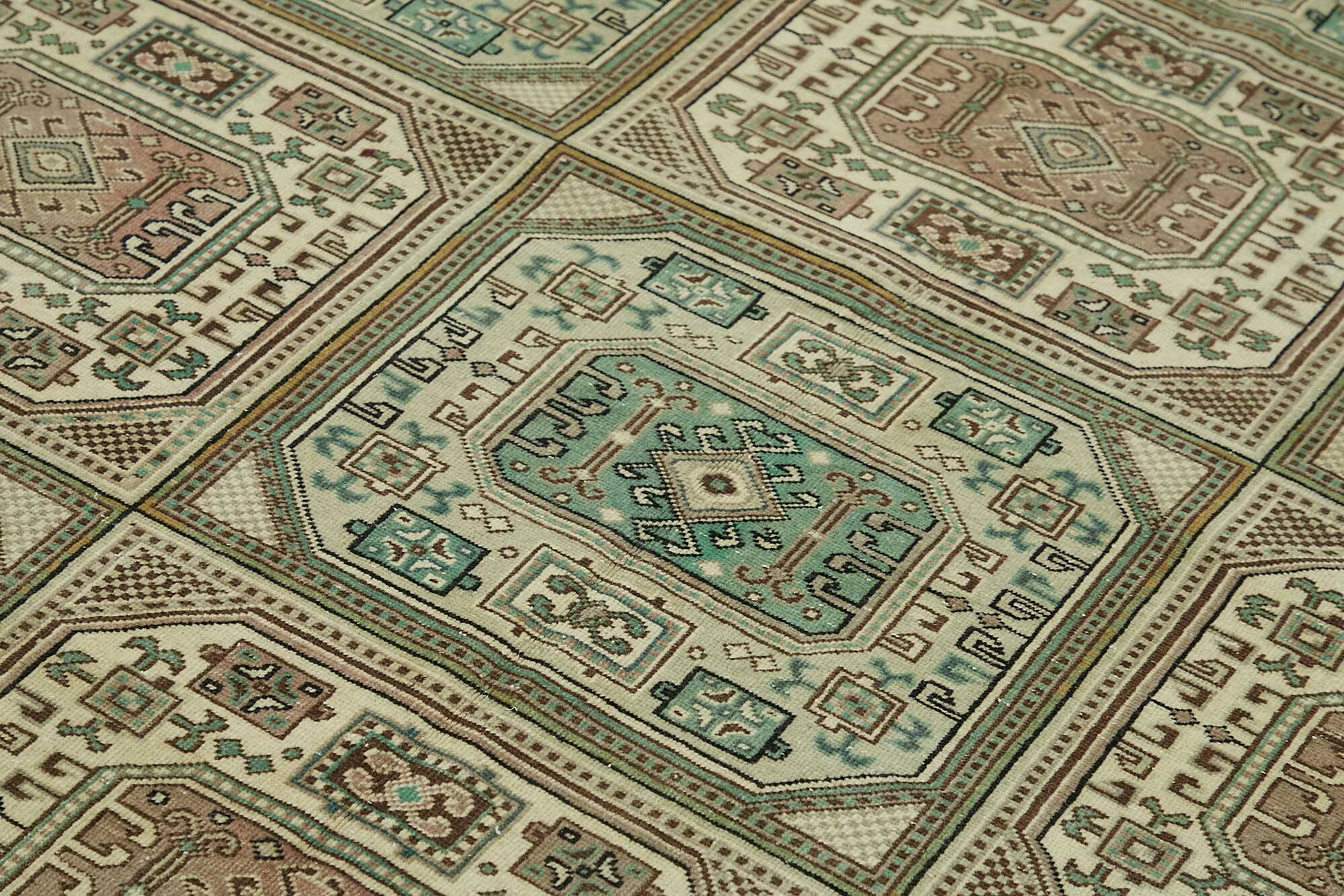 Turkish Wool Vintage Kayseri Rug 193 cm x 300 cm