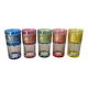 Set of 5 Val Saint Lambert Crystal Glasses Renaissance Style H14cm