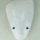 1950s SCONCE tele ambiance metal mesh with white acrylic shade