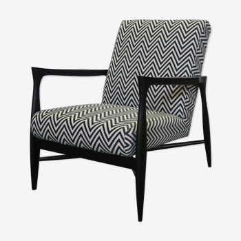 Fauteuil floating black zebra