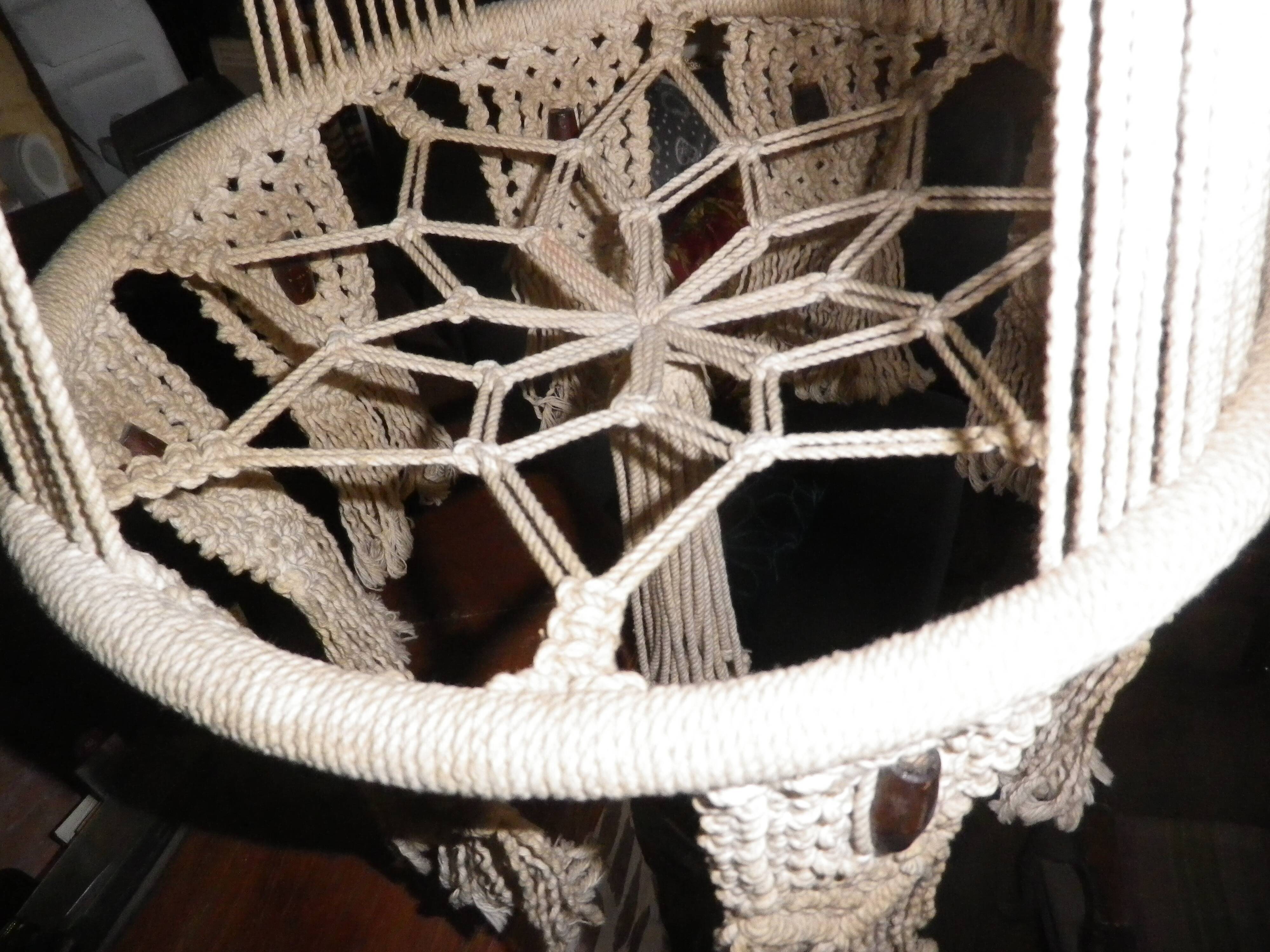 Macrame suspension