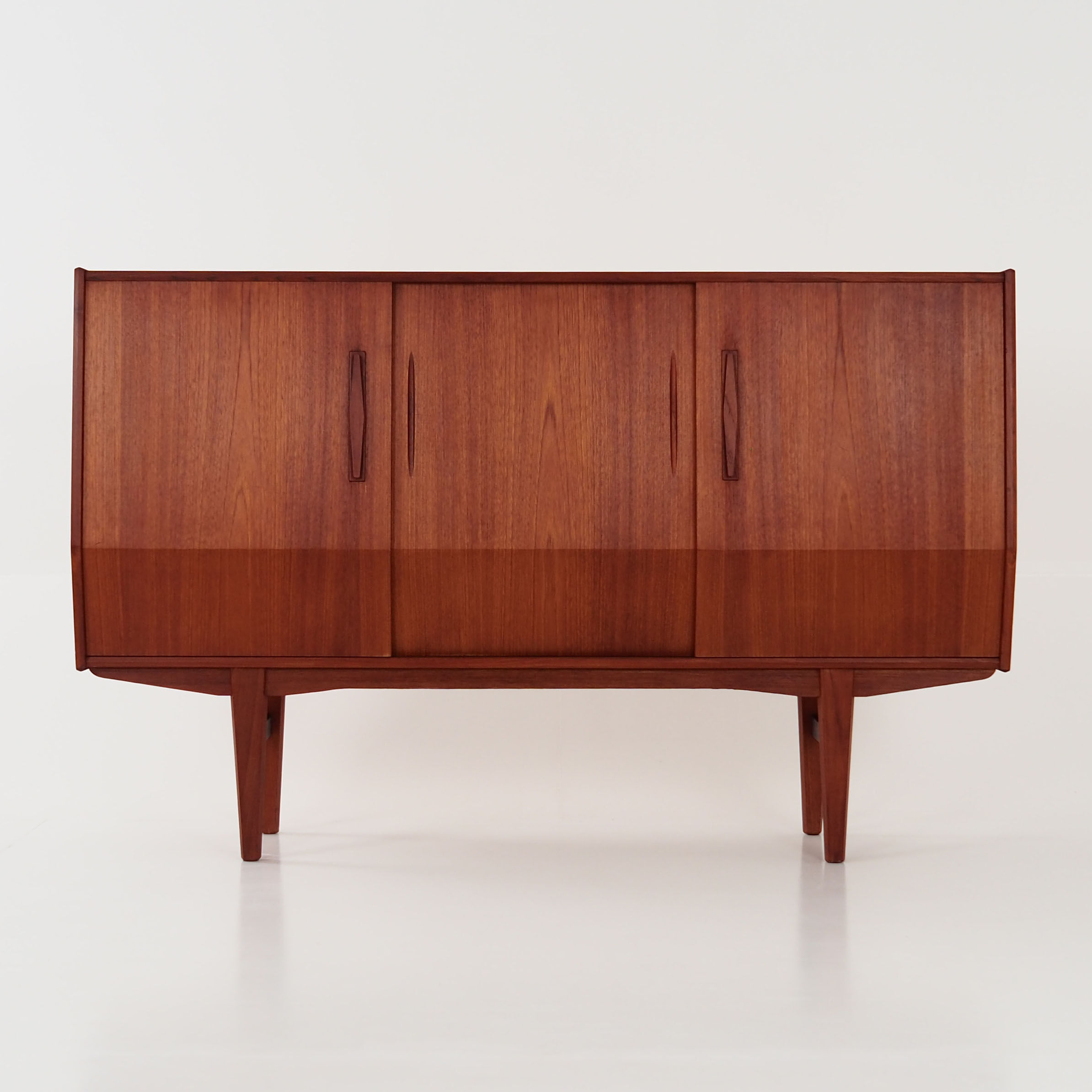 Teak highboard Danish design 1980s