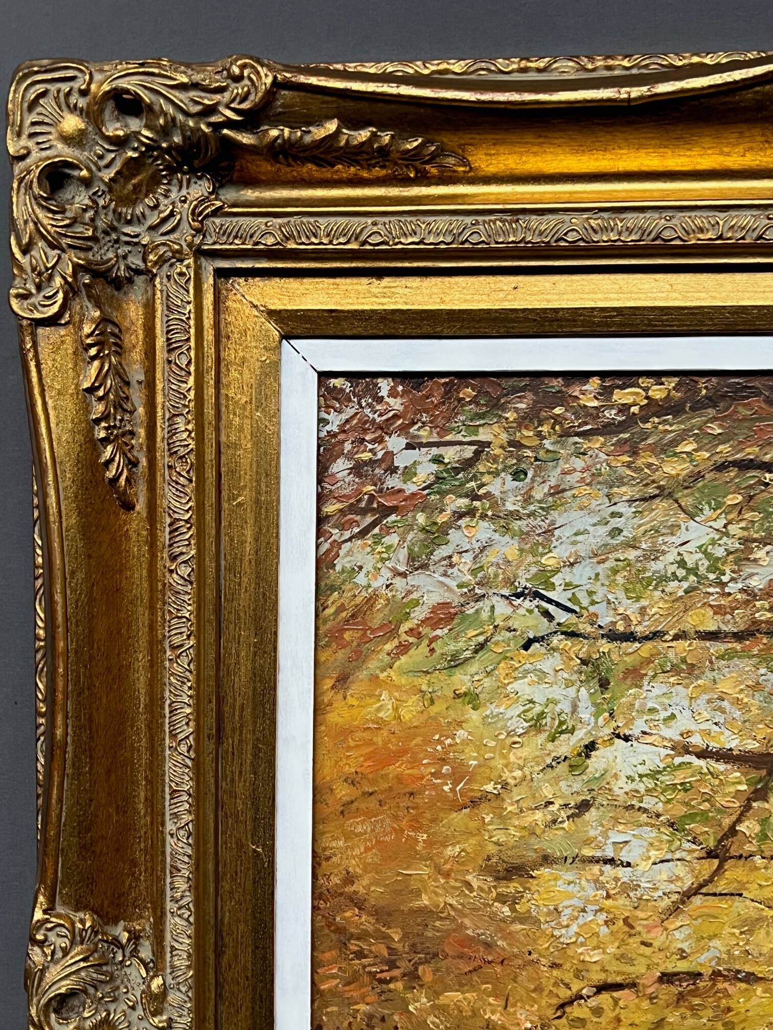 Autumn landscape. Impressionism.