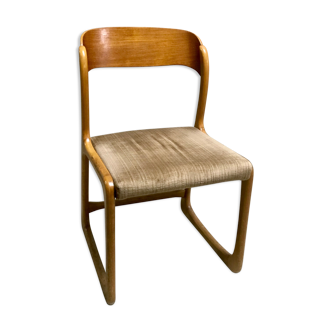 Chaise traineau Baumann