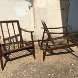 Scandinavian 60s wood chairs to restore