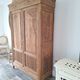 Wardrobe, oak linen cupboard from 1920.