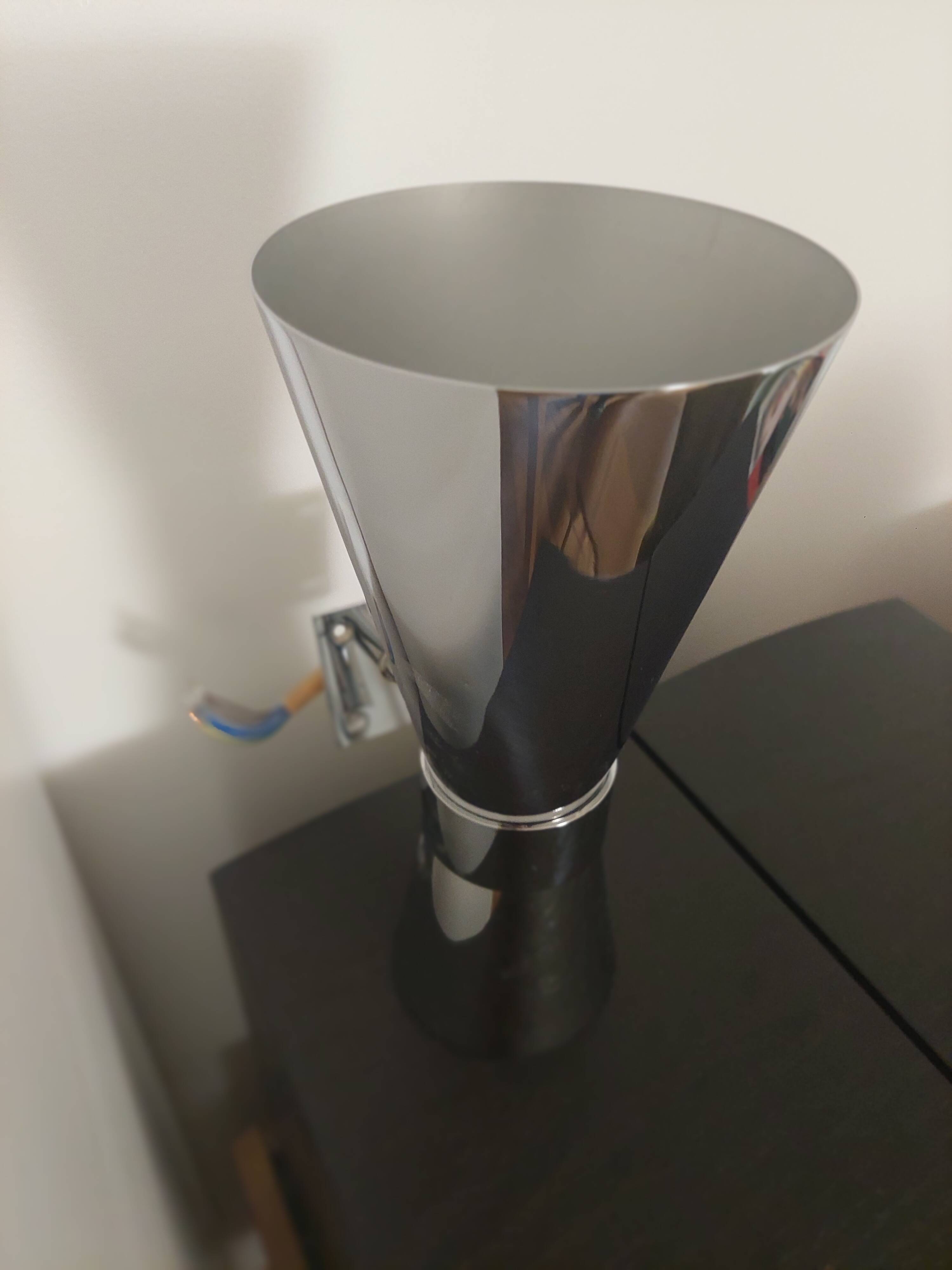 Peters Design chrome wall light