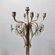 Brass and Glass Revolving Coat Rack, Italy